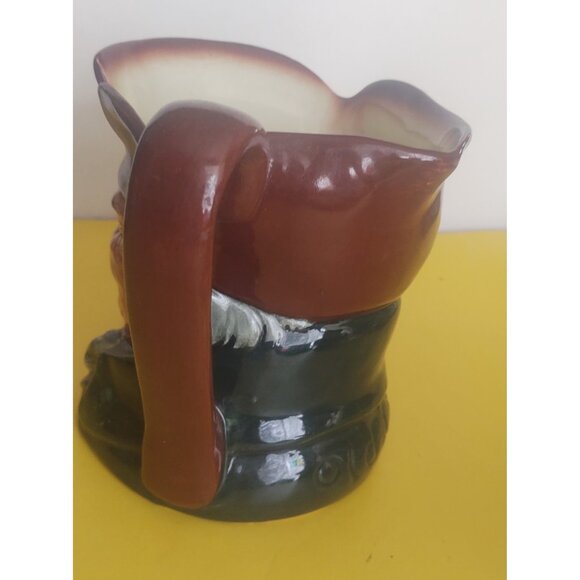 Rare Antique Large Old Charlie Toby Jug Royal Doulton 5 3/4" x 8" - Picture 3 of 11